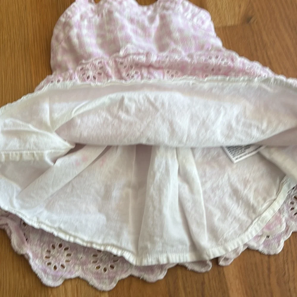 18M Cat & Jack Light Pink Gingham Dress
